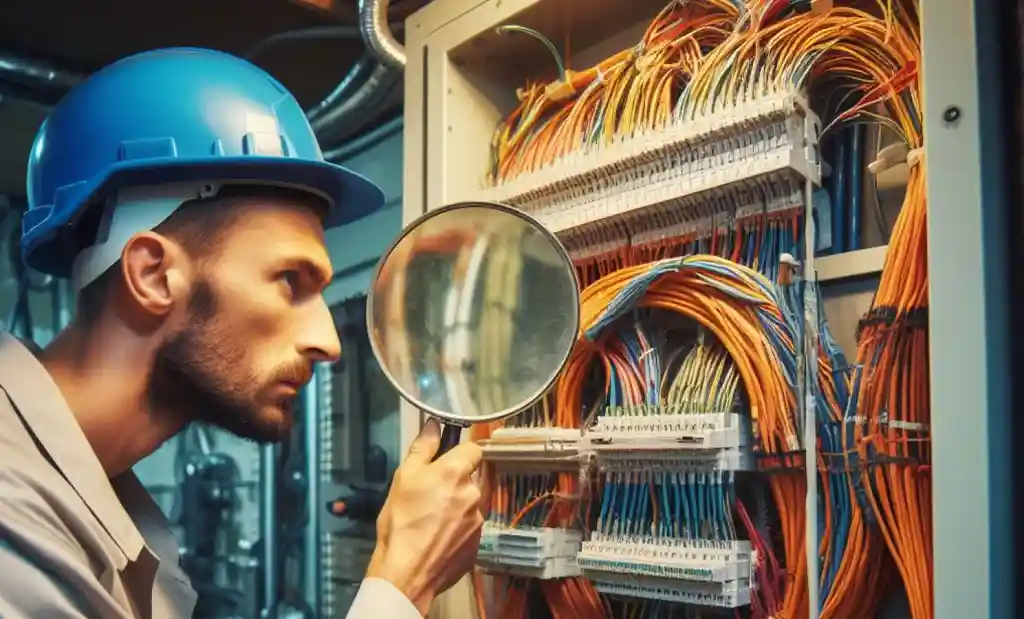 Ingeniero de redes de Alfa Technologies analizando diseño de infraestructura empresarial - Evaluación de topología y seguridad
