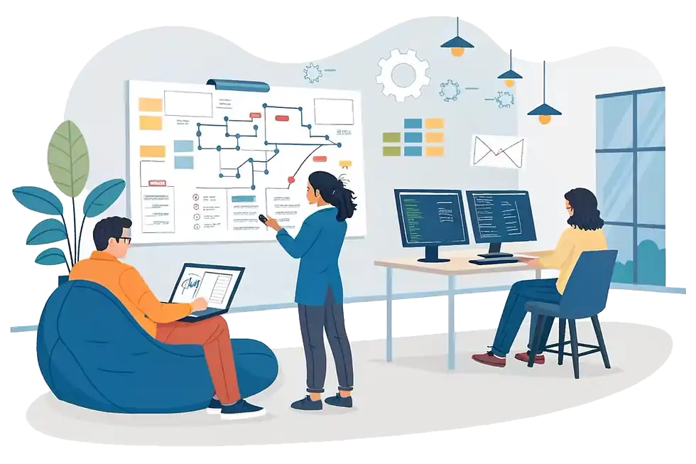 Icono representativo de outsourcing tecnológico y soporte TI
