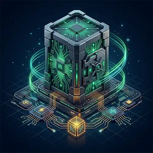 Icono de blindaje máximo para mantenimiento corporativo 360.